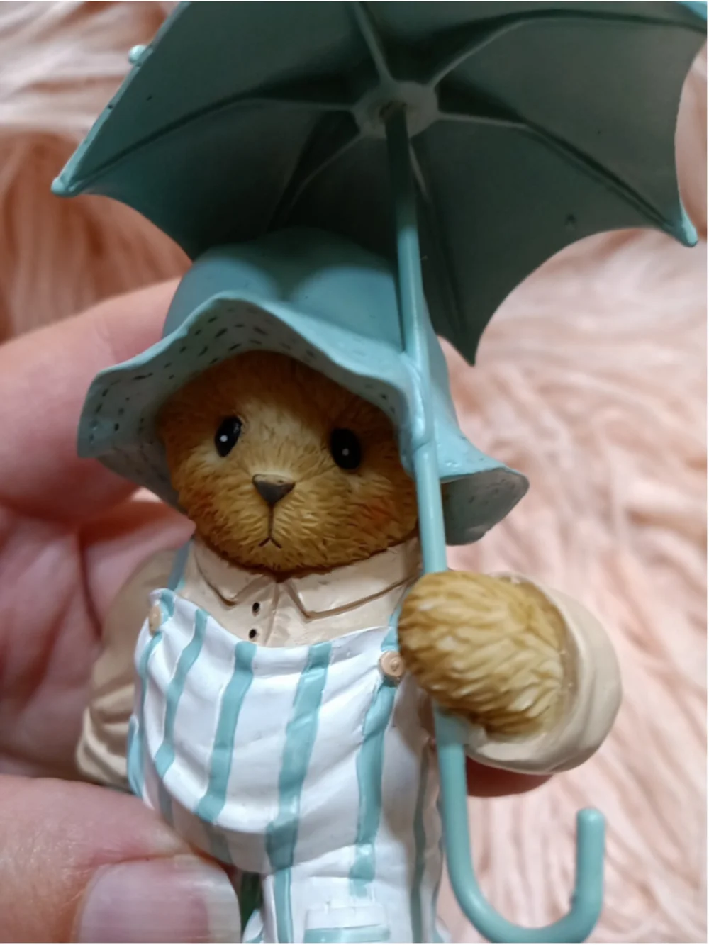 Cherished Teddies Rolling Toward Brighter Tommorrow Umbrella Rainy Day Ducks